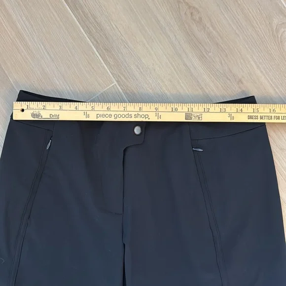 TITLE NINE GENIE STRETCH HIKING CARGO TRAVEL STRAIGHT LEG PANTS BLACK 6 - Picture 10 of 12